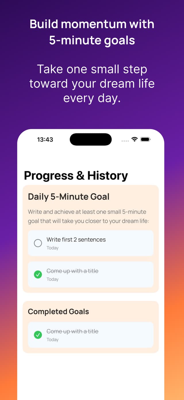Dream Life — AI Motivation screenshot 5