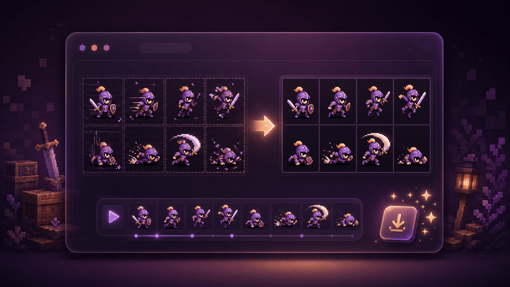 Sprite Sheet Repair Bench preview